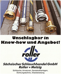 Verschiedene Schlauchkupplungen und Schläuche, Angebot von Roller + Melzig, Sächsische Schlauch- und Dichtungstechnik.